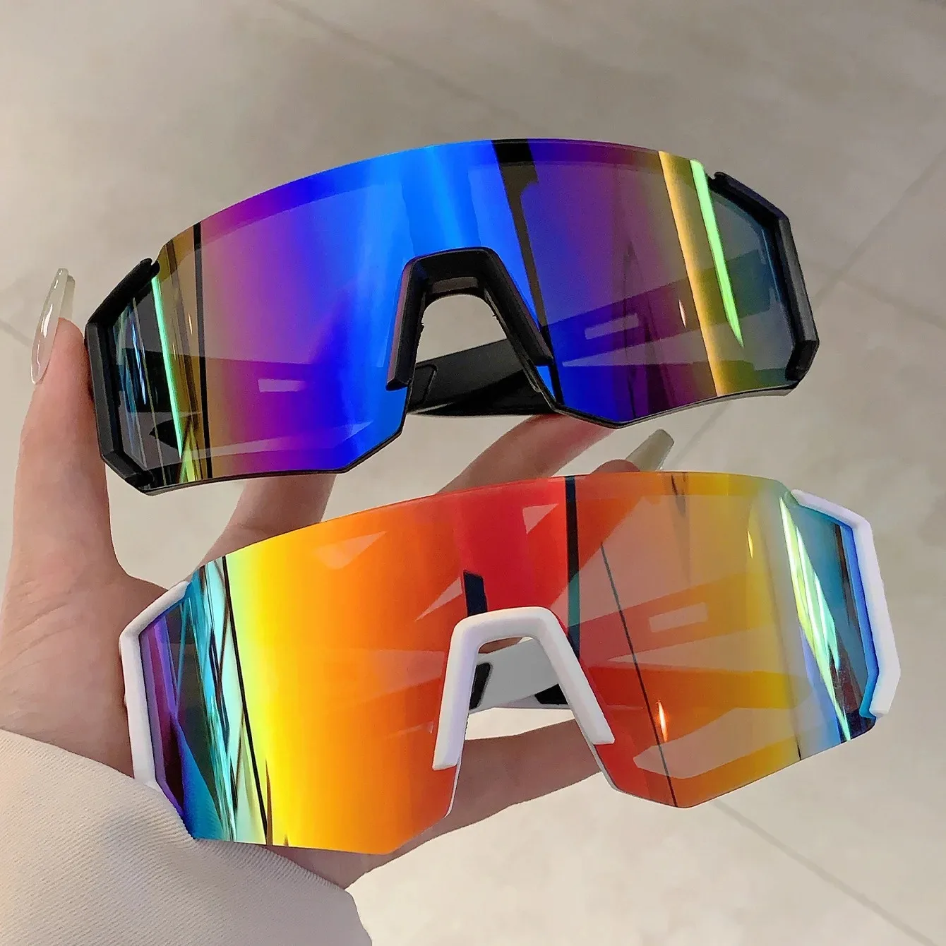 Outdoor Sport Glasses - Outdoor sportzonnebrillen voor heren, lichtgewicht oversized