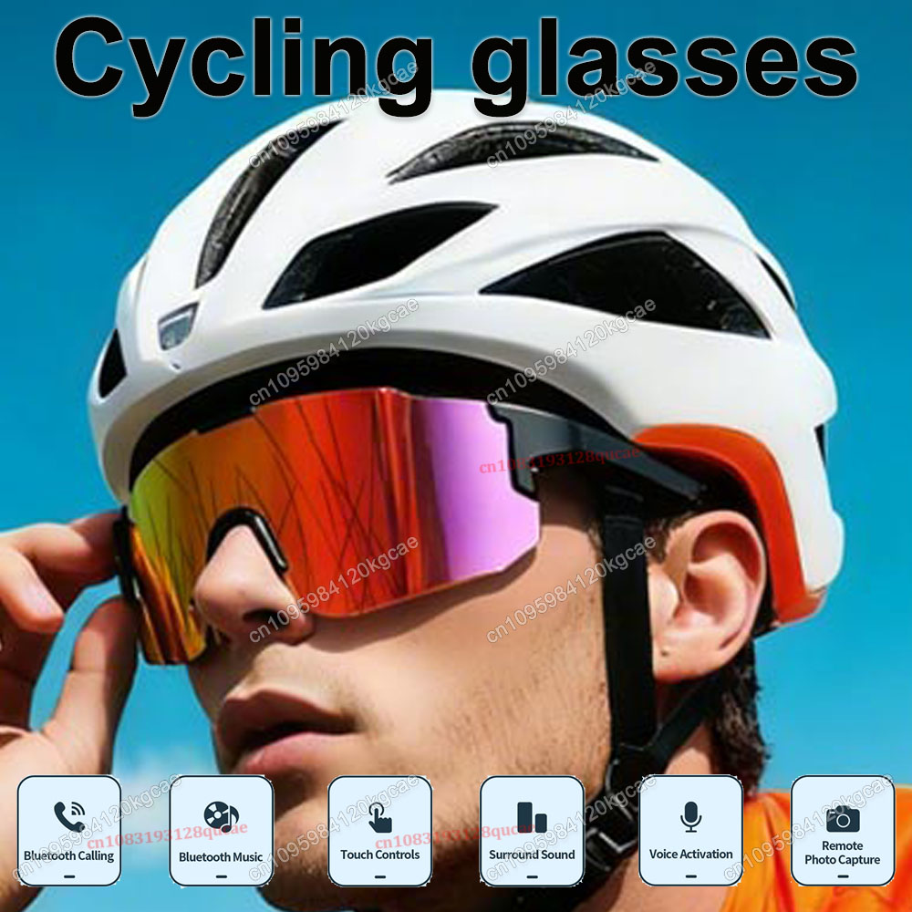 Outdoor Sport Glasses - Fietsbril Smart Glasses HD Bluetooth Oproep