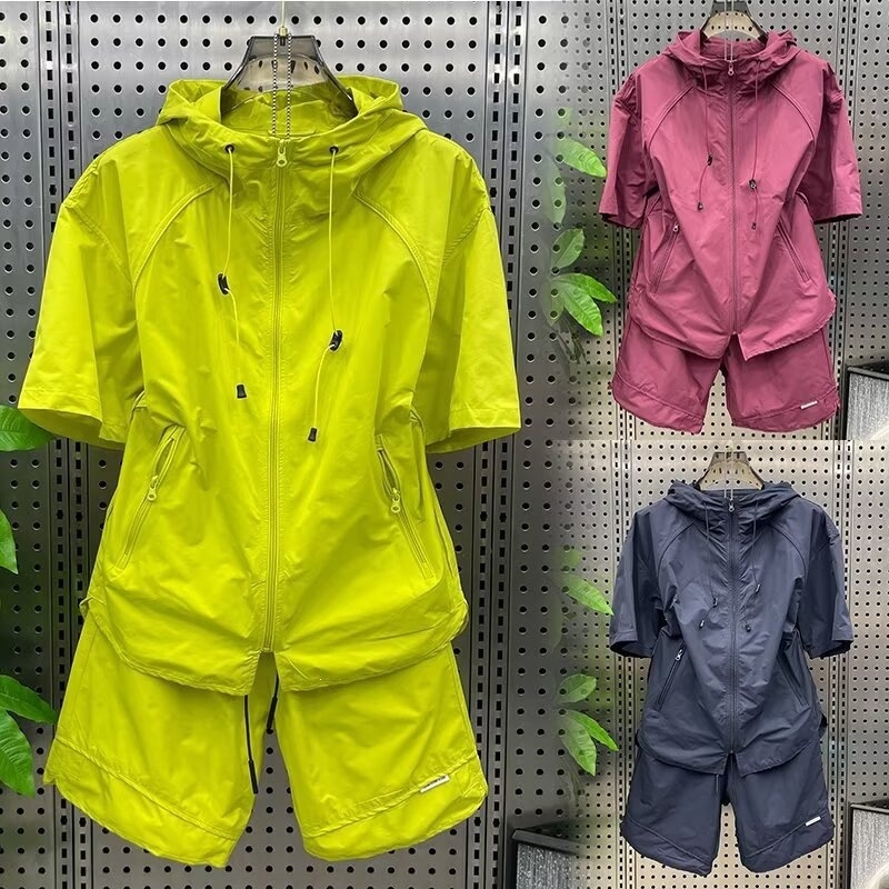 Outdoor Sports Outfit - Herensummer dunne outdoor hooded quick-dry casual