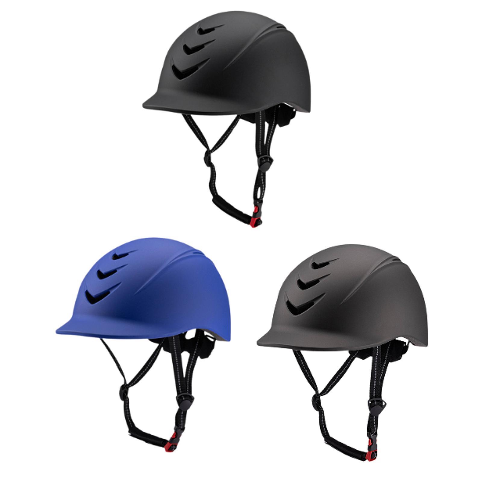 Equestrian Helmet - Verstelbare paardrijhelm, slagvast, paardrijhoofddeksel, lichtgewicht zomerhelm