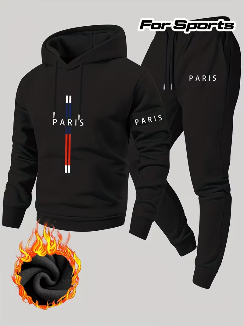 Outdoor Sports Outfit - Heren Urban Casual Tweedelig Set met