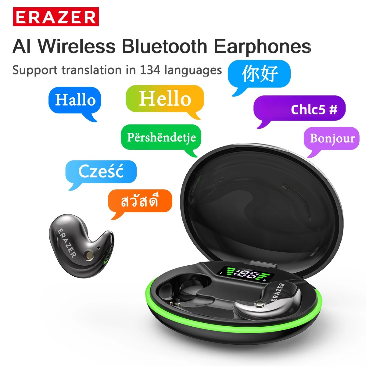 Outdoor Sport Games - EARZER XF58 In-Ear Bluetooth Hoofdtelefoon Met