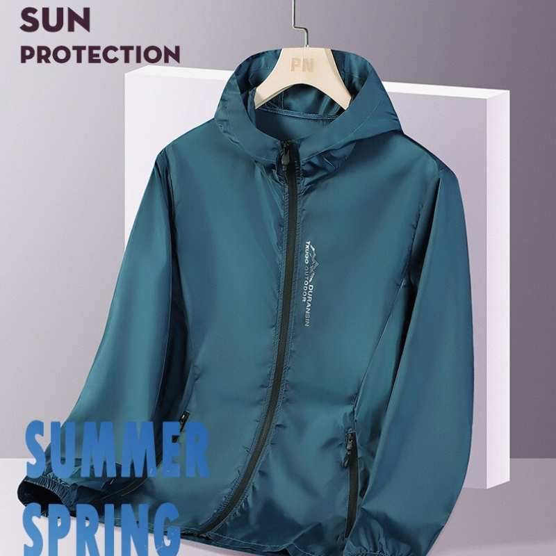 Outdoor Sport Jacket Men - UPF50+ Zomer Outdoor Sneldrogend Zonwerend Dun