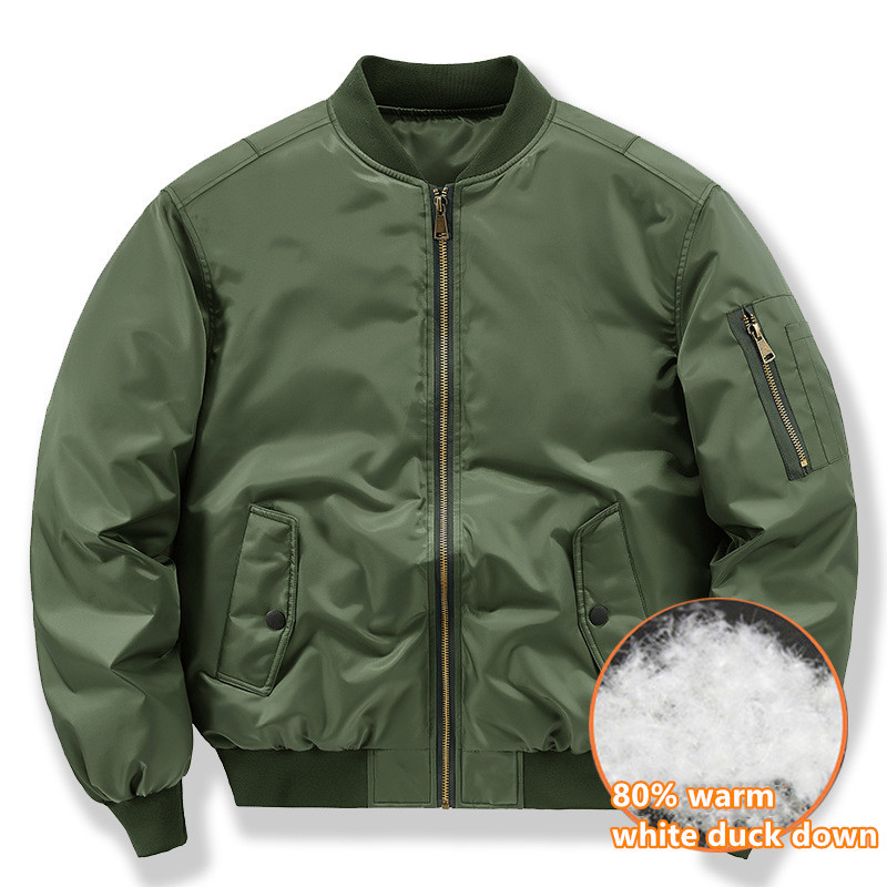 Outdoor Sport Jacket Men - Winter Donsjack Mannen Korte Luchtmacht MA1