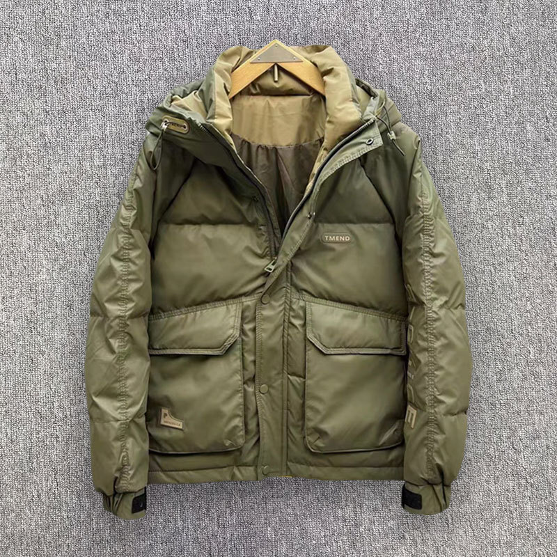 Outdoor Sport Jacket Men - Heren Winter Donsjack Winter Korte Capuchon