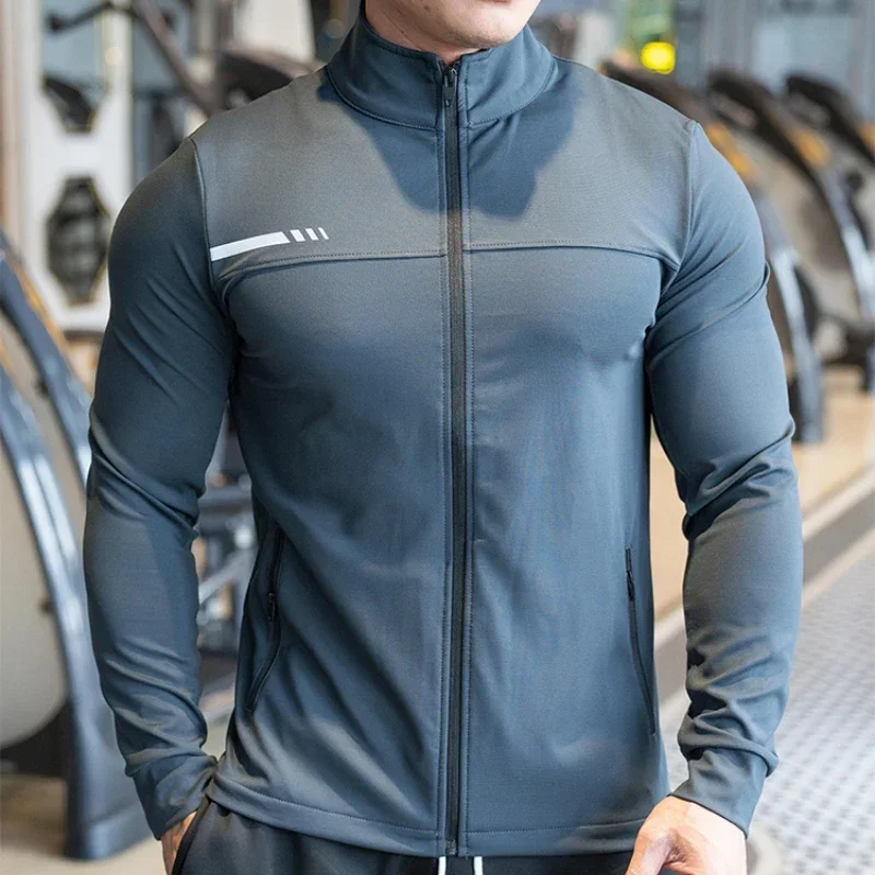 Heren Gym Fitness Shirts Tops  - Outdoor Sport Jacket Men recensie en prijs