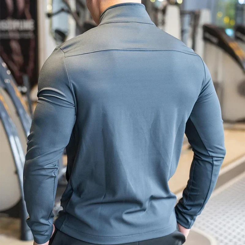 Heren Gym Fitness Shirts Tops  - Outdoor Sport Jacket Men recensie en prijs